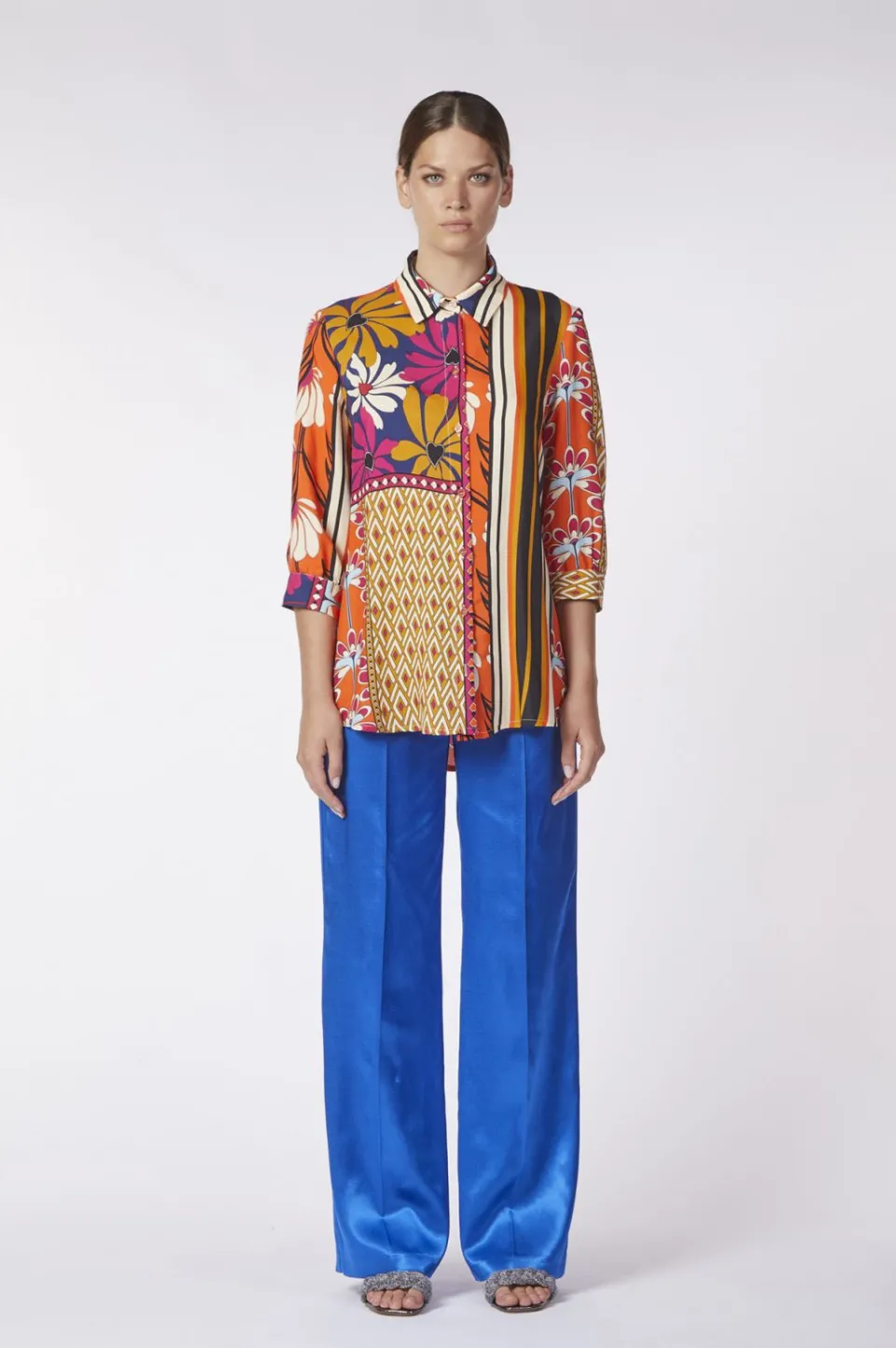 Best Sale CafèNoir Camicia Stampata Multifoulard
