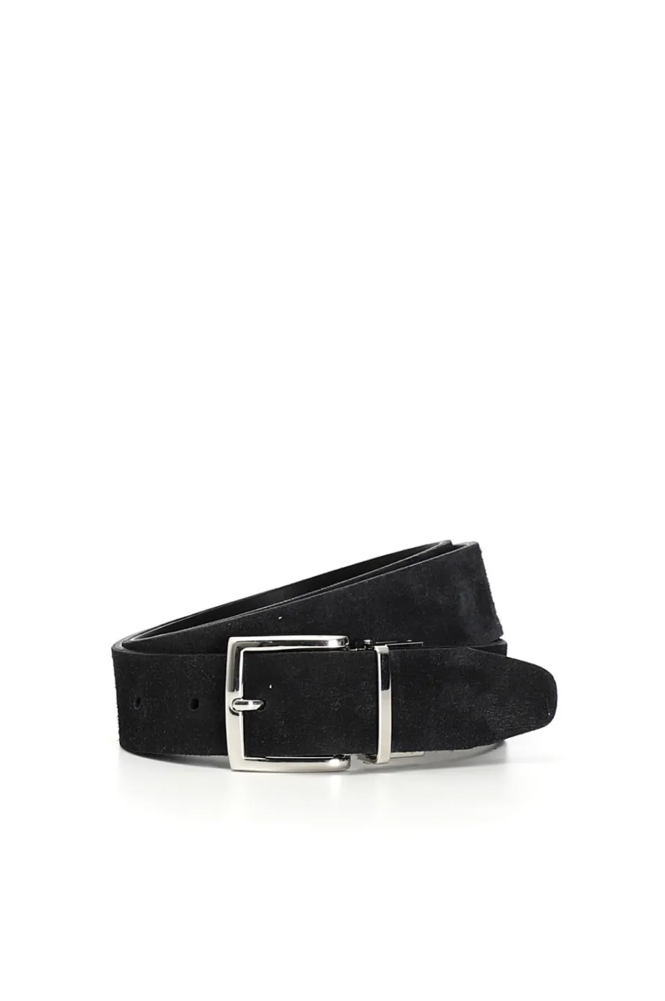 Outlet CafèNoir Cintura Uomo In Pelle Doubleface Nero