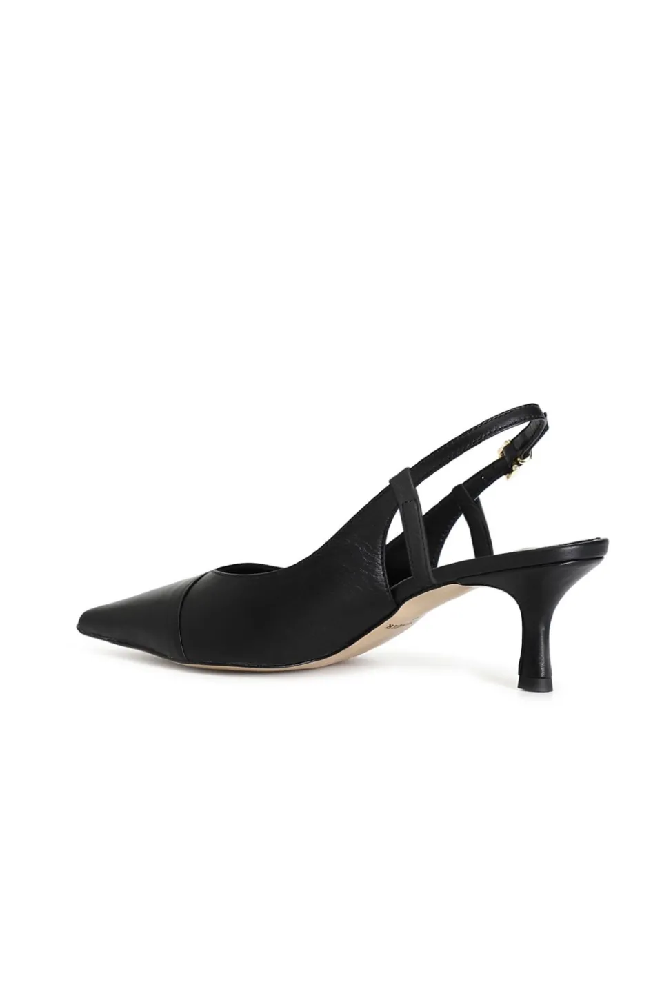 Best Sale CafèNoir Dècollète In Pelle Aperte Dietro Nero