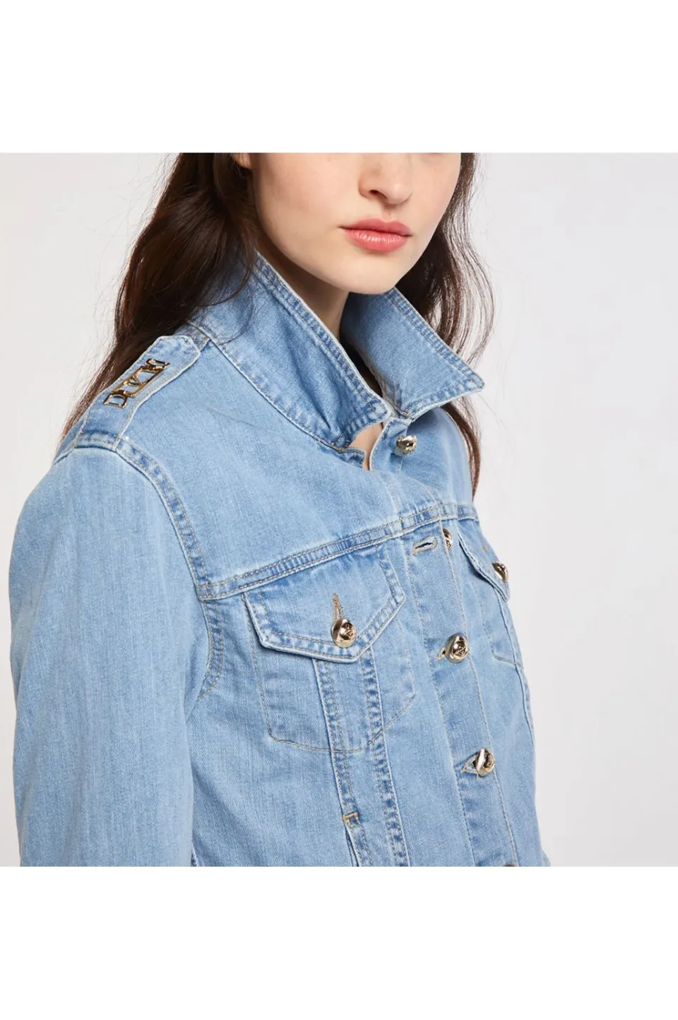 Flash Sale CafèNoir Giubbotto Di Jeans In Tela Comfort Sky