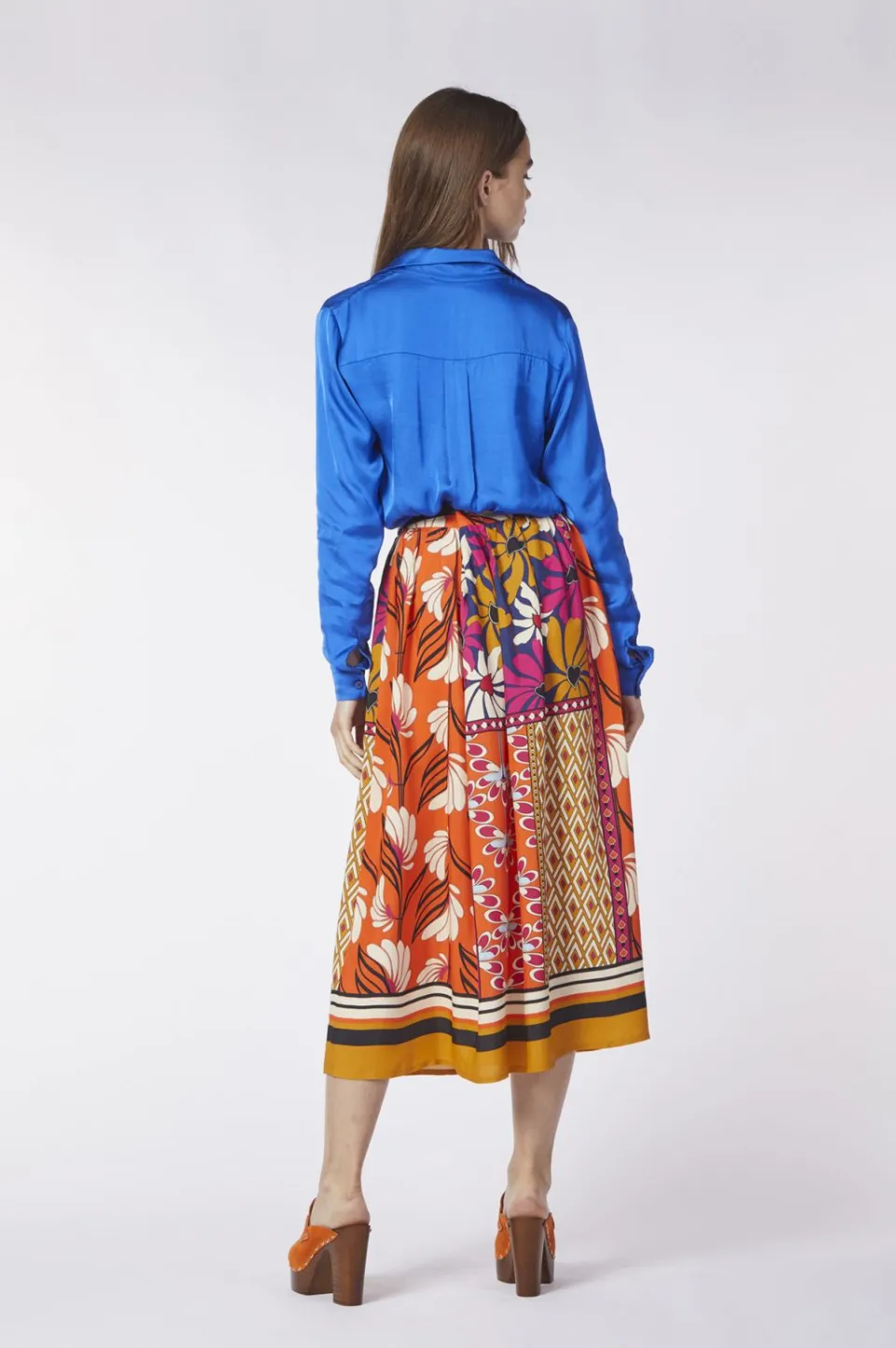 Best Sale CafèNoir Gonna Stampa Foulard Multifoulard