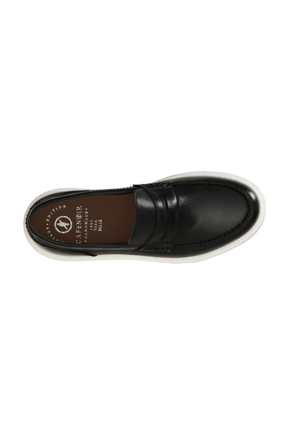 Online CafèNoir Mocassini In Pelle Blu