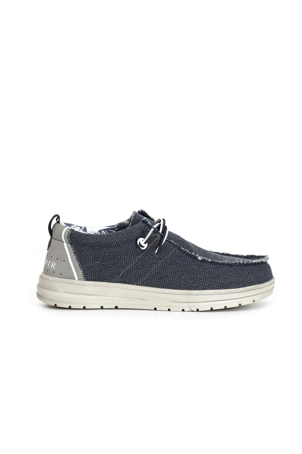 Store CafèNoir Scarpe Barca In Canvas Navy