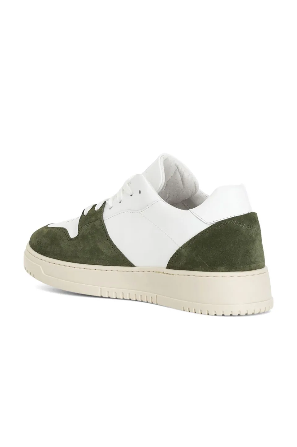 Hot CafèNoir Sneakers In Pelle E Pelle Scamosciata Bianco/Verde