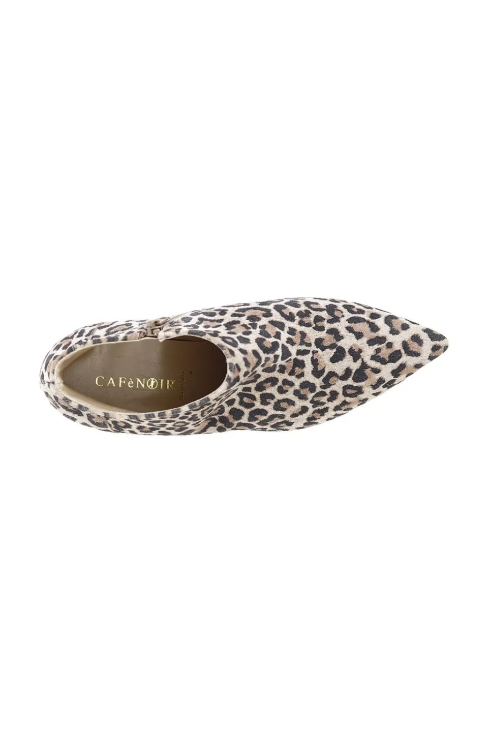Outlet CafèNoir Tronchetti In Suede Animalier Con Tacchetto Medio Maculato